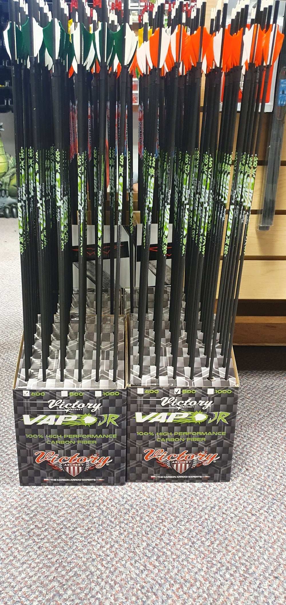 Victory Vap Jr Carbon Arrows - 1 Doz Eagle Archery Victory Vap Jr Carbon Arrows - 1 Doz Eagle Archery