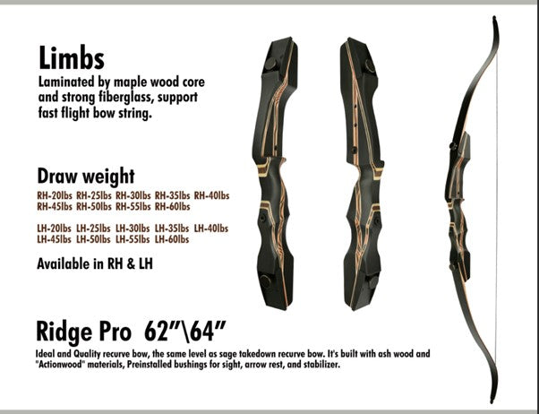 Ridge Pro Take Down Recurve