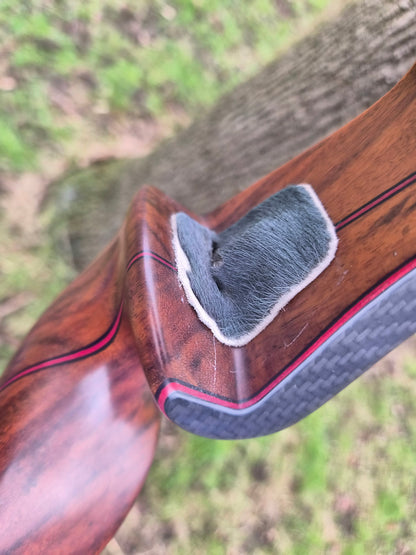 KG Archery Phantom recurve riser with NX-55 carbon limbs 60" 32# draw second hand - SOLD