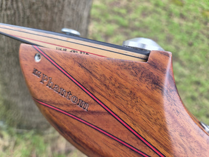KG Archery Phantom recurve riser with NX-55 carbon limbs 60" 32# draw second hand - SOLD