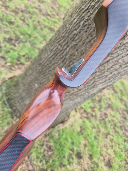 KG Archery Phantom recurve riser with NX-55 carbon limbs 60" 32# draw second hand - SOLD