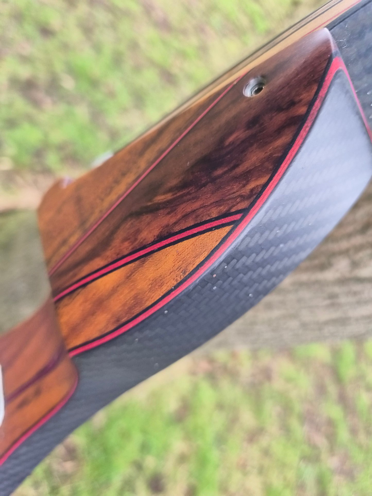 KG Archery Phantom recurve riser with NX-55 carbon limbs 60" 32# draw second hand - SOLD