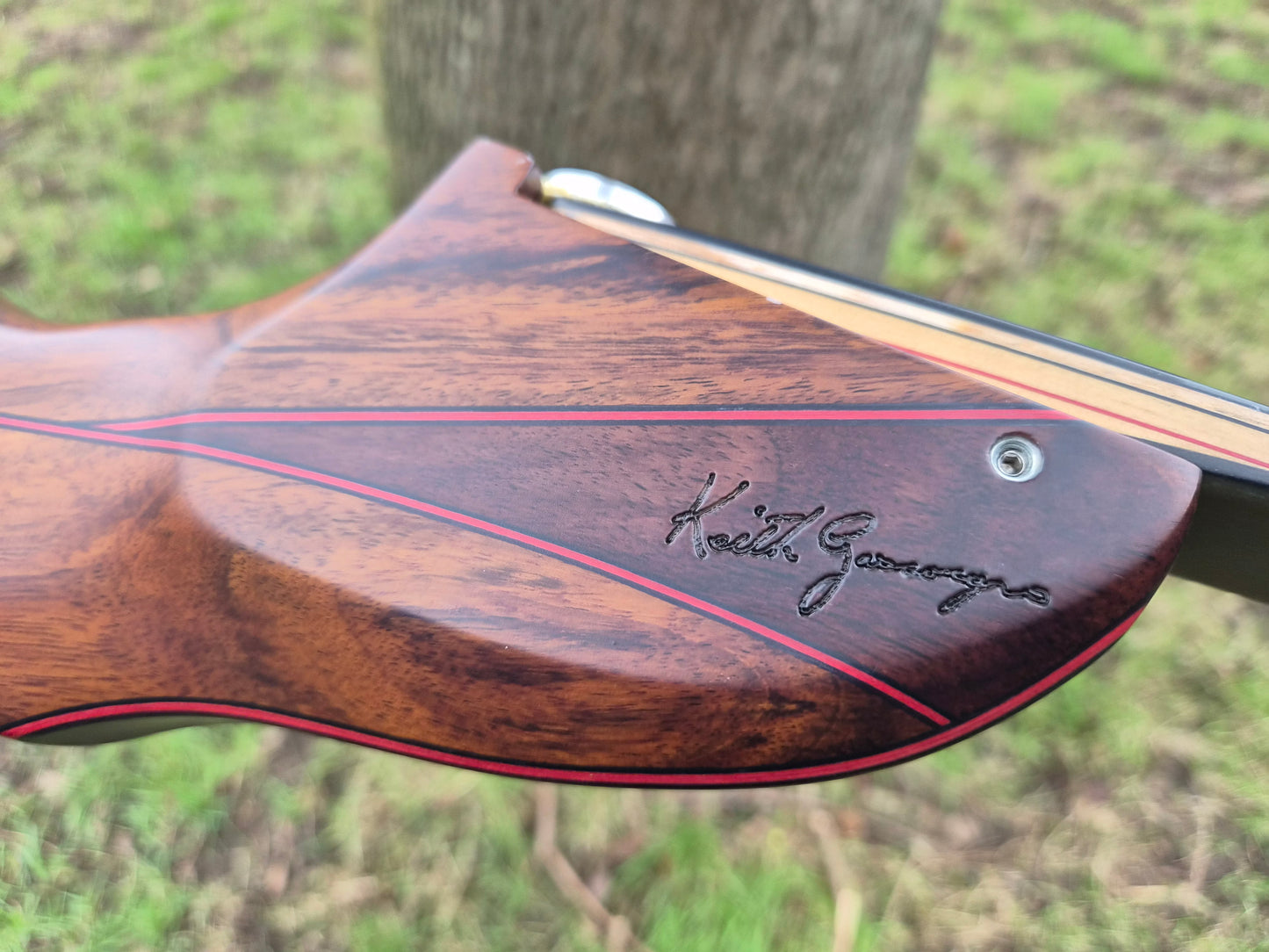 KG Archery Phantom recurve riser with NX-55 carbon limbs 60" 32# draw second hand - SOLD