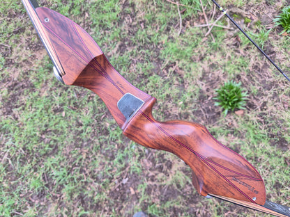 KG Archery Phantom recurve riser with NX-55 carbon limbs 60" 32# draw second hand - SOLD