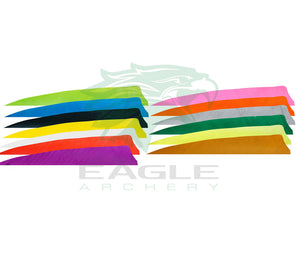 3" Shield Gateway feathers - Left Wing - Solid colours - 1 Dozen