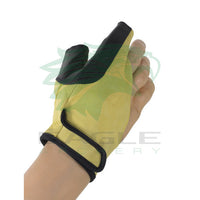 White Feather Bow hand protector glove for longbow