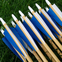 Premium wooden arrows - traditional and longbow archery