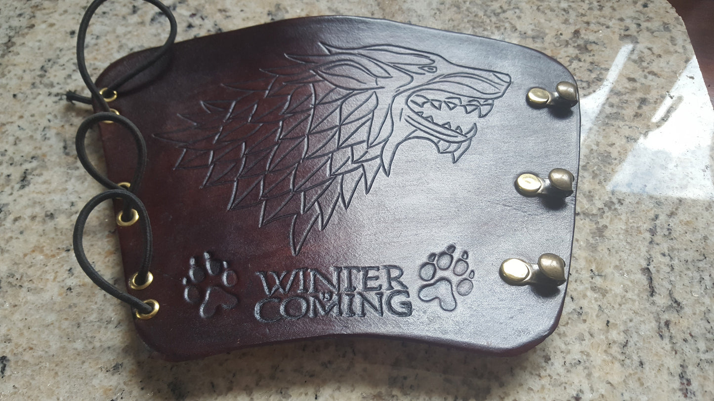 Custom Leather Bracer