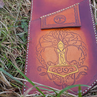 Pocket Quiver - Tree of Life with Mjolnir