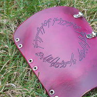 Handcrafted Leather Bracer - Lord of the Rings