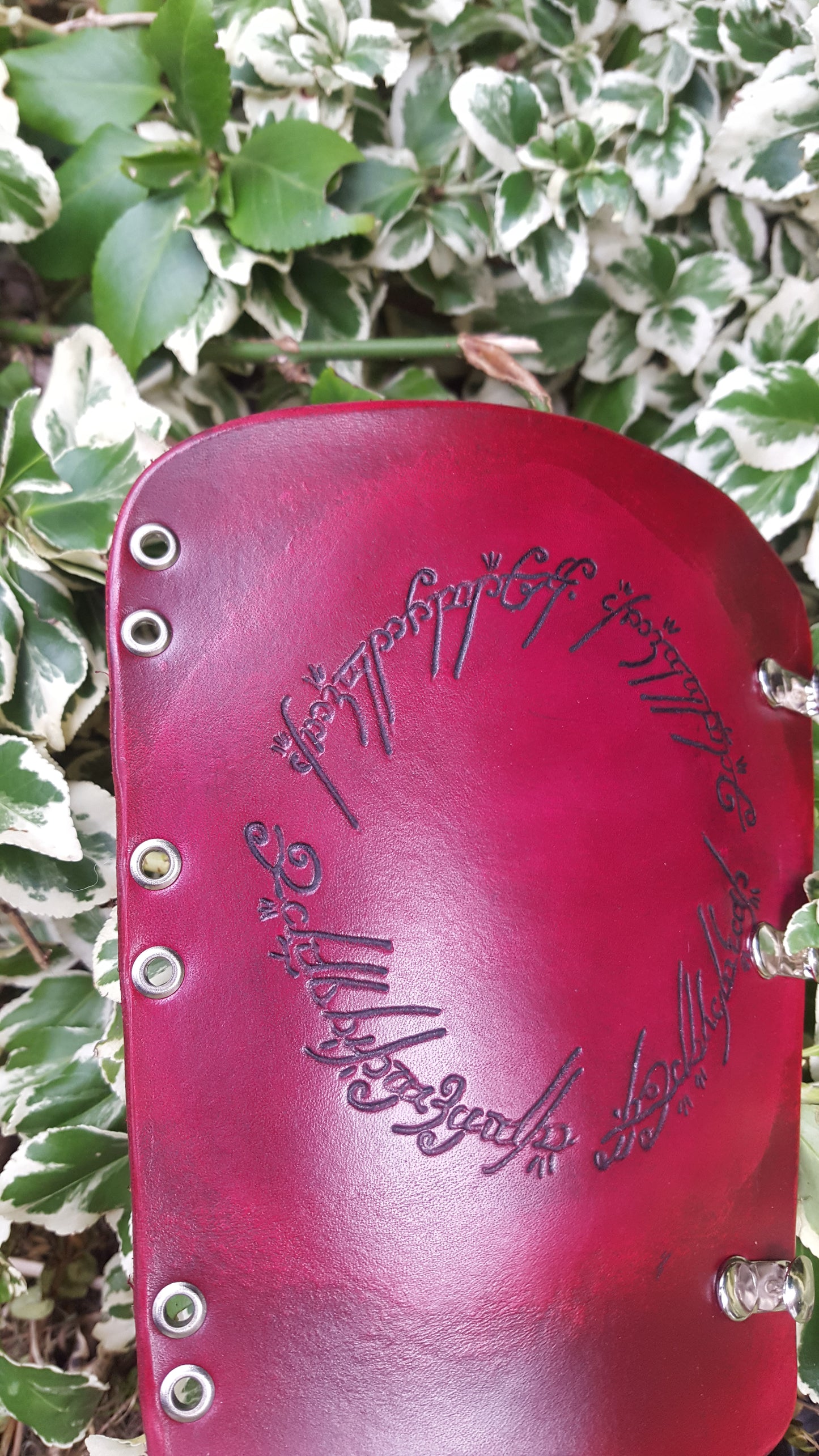 Handcrafted Leather Bracer - Lord of the Rings