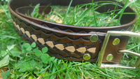 Custom Made Leather Belt
