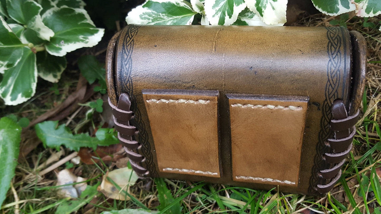 Custom Hand made Leather Pouch/Release aid pouch