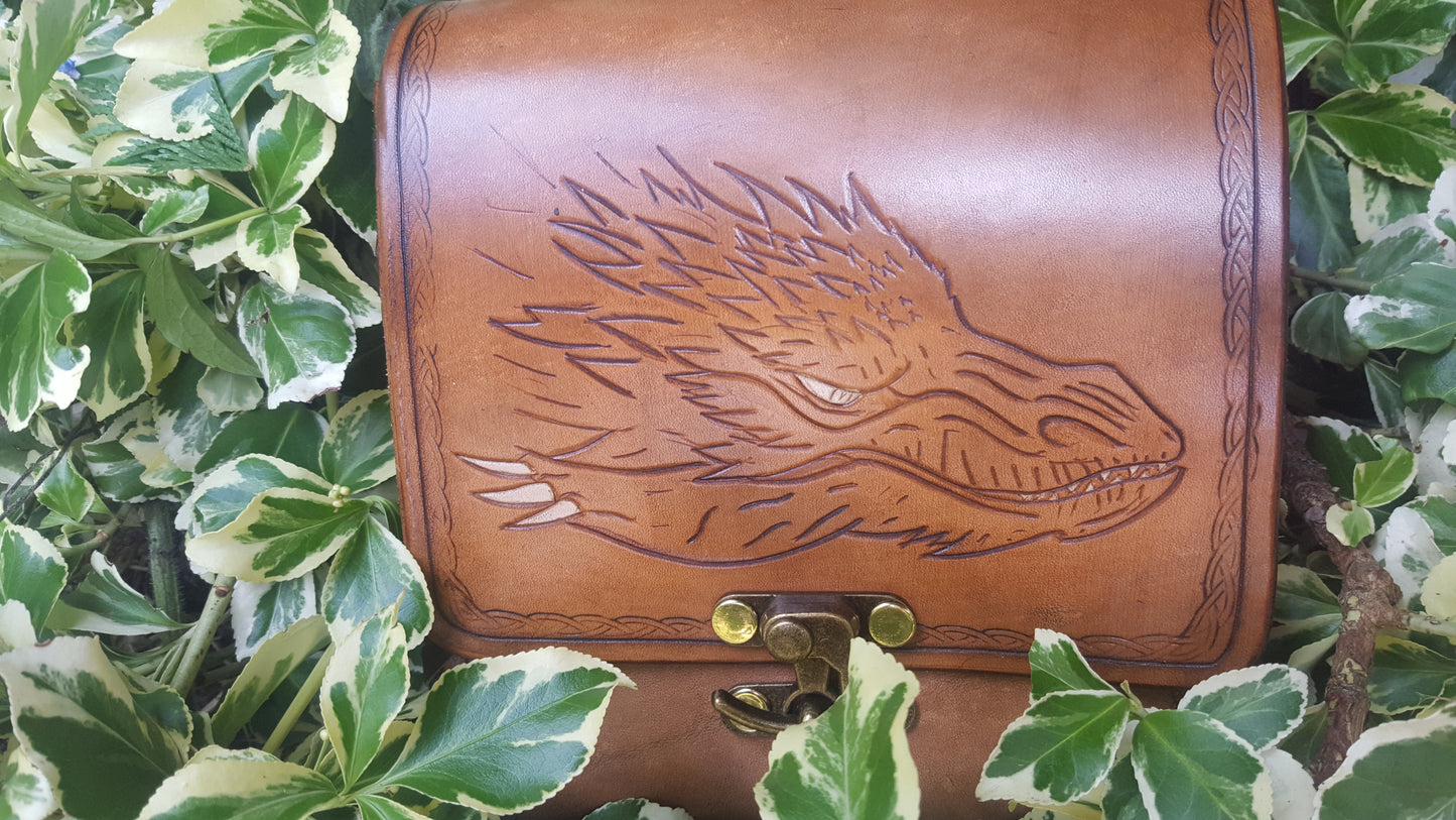 Custom Hand made Leather Pouch - Standard