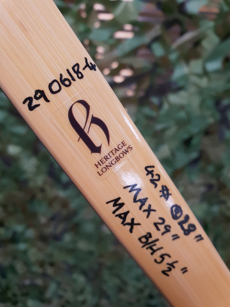 Heritage Tri Laminate English Longbow