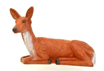 Bedded doe deer LG Gamut 3D field archery target