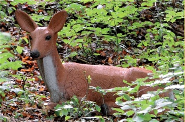 Bedded doe deer LG Gamut 3D field archery target